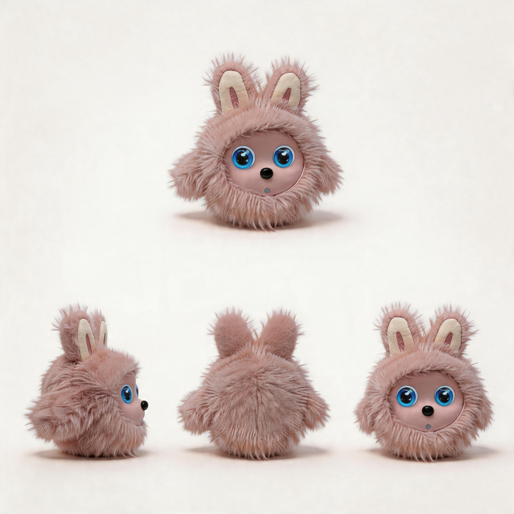 RG-AI-K01 Smart AI Mini Robot Bunny Plush Toy with Intelligent Dialogue and Interaction