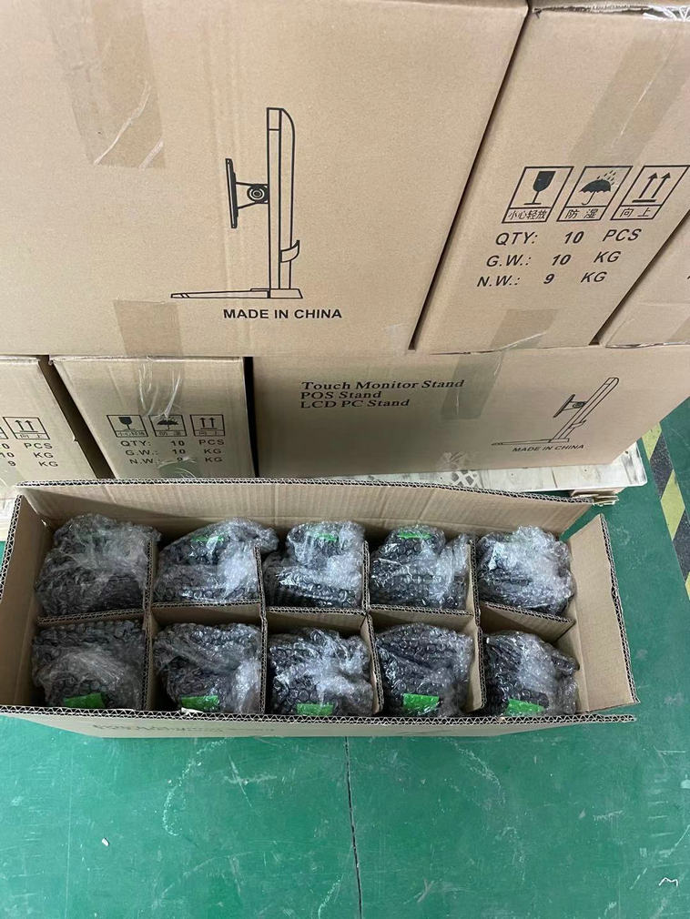 Final packaging and export carton loading area