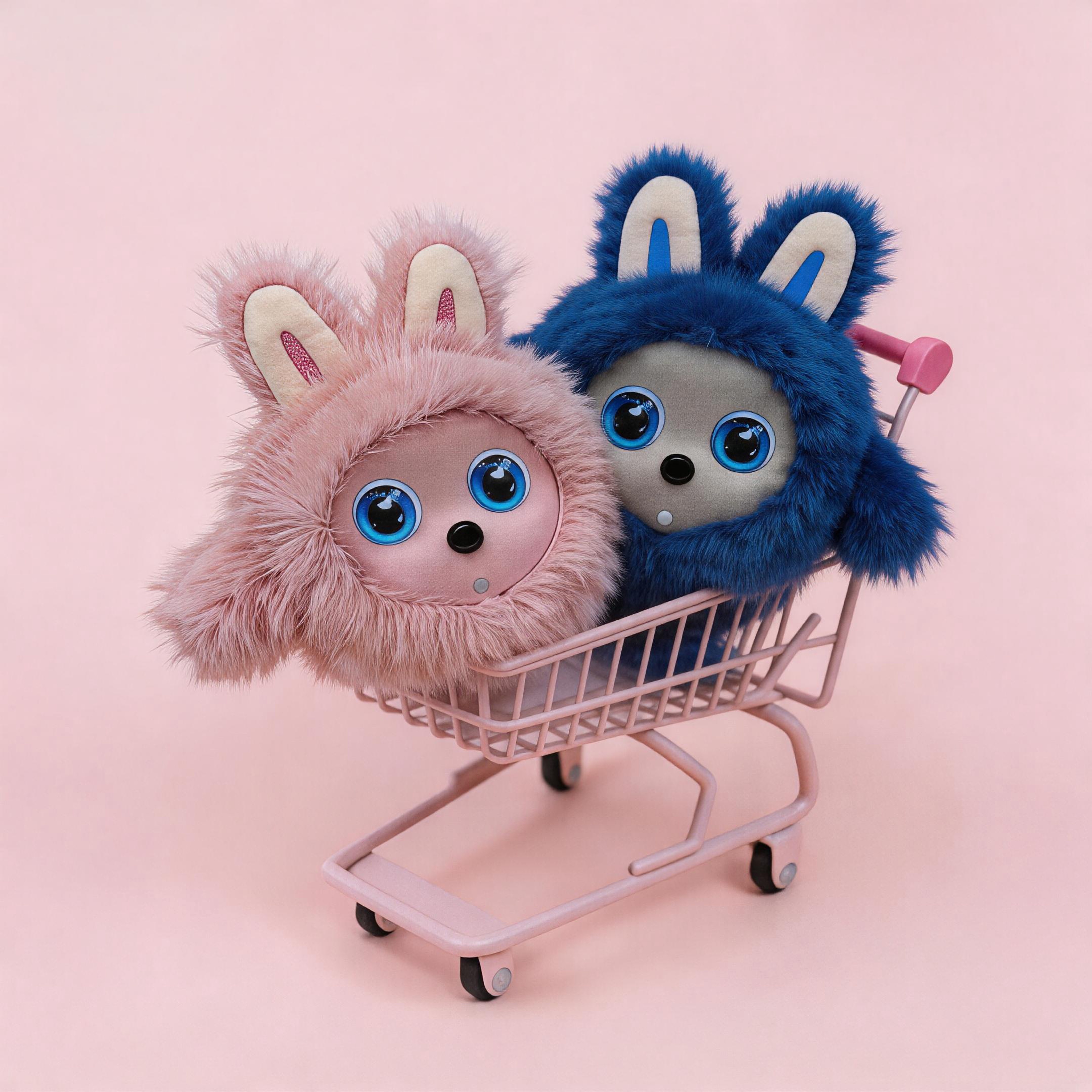 RG-AI-K01 AI Robot for Kids Education Interactive Bunny Plush with Smart Chatting